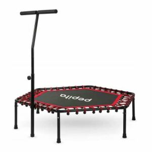 Pepita Fitness trampolína s rukoväťou 127cm #červená