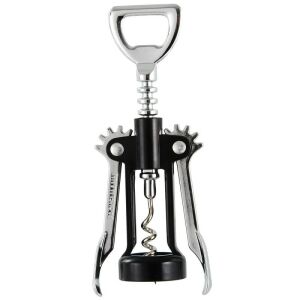 Dugóhúzó Fackelmann 49781, 16 cm, 2 az 1-ben, Kar, Sör és bor, Fekete/ezüst 125879505 - Báreszköz