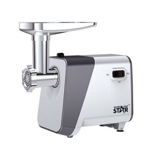 Winning Star ST-5517 elektrischer Fleischwolf, 450W, Edelstahl, Silber und Grau - Fleischwölfe