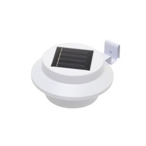 Home by Somogyi Home MX652 napelemes ereszcsatorna lámpa, csatornára szerelhető kerti lámpa, 3 db nagy fényerejű melegfehér LED, akkumulátor, IP44