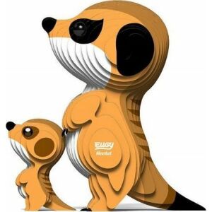 EUGY Erdmännchen 3D Puzzle, Umweltfreundliches Erdmännchen Modell - Eugy