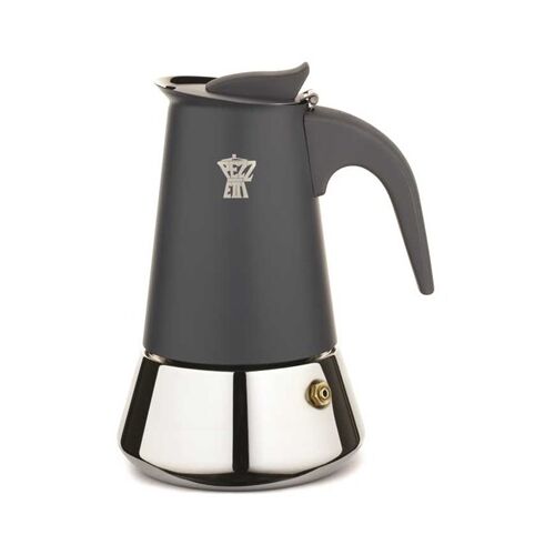 Ghidini Dark Grey Stovetop Espresso Maker - 4 Cup Capacity