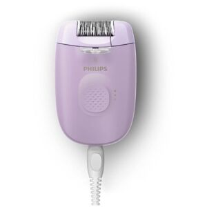 Epilator Philips Seria 4000 BRE257/00, 2 setari de viteza, cap de epilare lavabil, 4 accesorii, Lila 125903700 - Kozmetické stroje a príslušenstvo