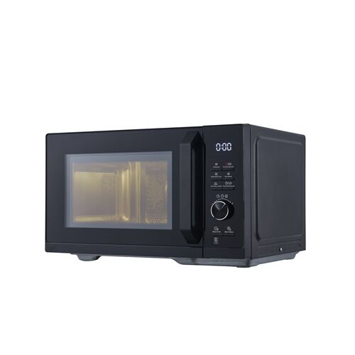 Vedere în unghi a cuptorului cu microunde negru Sharp RCA271TB