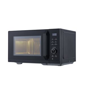 Schräge Ansicht des schwarzen Mikrowellenherds Sharp RCA271TB - Mikrowellenherde, Dunstabzugshauben und Kochplatten