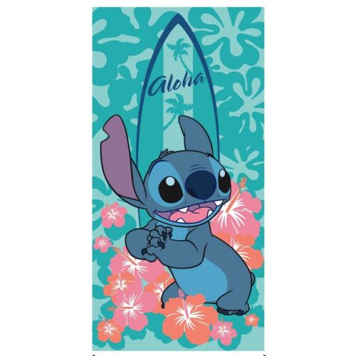 Disney Lilo és Stitch, A csillagkutya Surf fürdőlepedő, strand törölköző 70x140cm (Fast Dry) 158622659 - Törölköző