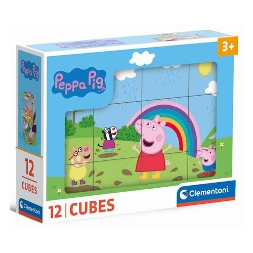 Peppa malac Nature Class mesekocka 12 db-os Clementoni 161618208 - Babajáték
