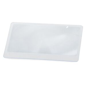 Nagyító névjegykártya Fresnel lencse 85x55mm
