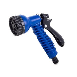 kerti tömlő szórópisztollyal, flexi locsolőcső, csavarodásmentes, 15m kék