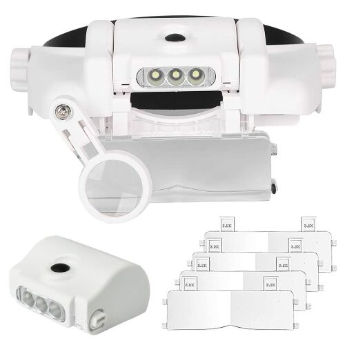 Nagyítószemüveg Led világítás cserélhető lencsék 13X 125915722