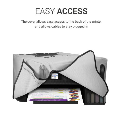 Pokrowiec na drukarkę Kwmobile do Canon Pixma TS5350, TS5351, TS5352, łatwy dostęp do tylnej części drukarki