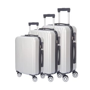 Set 3 valize Dollcini Világjáró, argintiu - Dollcini Valize