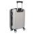 Walizka kabinowa Dollcini Világjáró 20 cali, srebrna, widok z tyłu