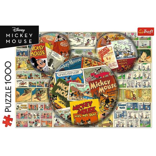 Trefl Mickey Mouse 1000 darabos puzzle, Disney képregény kollázs - Trefl
