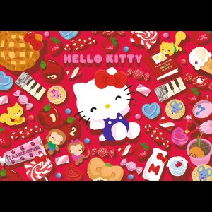 Puzzle Trefl Hello Kitty 1000 piese cu design bomboane și jucării - Trefl Puzzle