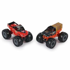 Monster Jam Lumberjack és Axe szörnykamionok 1:64 méretarányú fém játék 2-es csomag - Spin Master