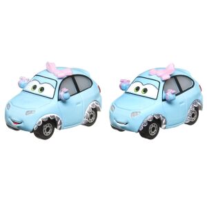 Set de mașini metalice Cars 3 Lisa și Louise, 2 bucăți, Disney Pixar - Mattel Maşinuţe