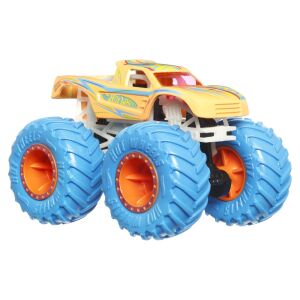Hot Wheels Monster Truck Podium Crasher 1:64 méretarányú fém játékautó, világít a sötétben - Mattel