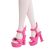 Monster High Draculaura Puppe rosa Plateau-Heels