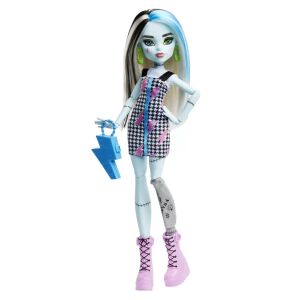 Lalka Monster High Frankie Stein z torebką w kształcie błyskawicy - Mattel Baba