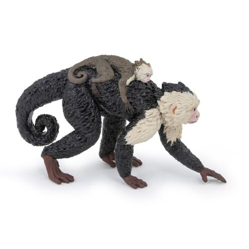 Papo Figurina Maimuta Capucin - Figurina Maimuță Capucin cu pui