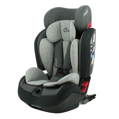 Nado O10 by Migo autósülés, BLACK STONE, 9-36 kg, ISOFIX és öv rögzítés, állítható fejtámla, 5 pontos biztonsági öv, oldalsó védelem, kényelmes, biztonságos, gyermekek számára - Gyerekülés és tartozék