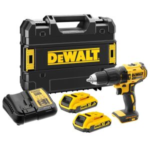 DeWalt DCD778D2T Akku-Schlagbohrschrauber mit zwei Akkus, Ladegerät und Koffer - Dewalt