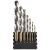 DEWALT 7-piece metal drill bit set with cylindrical shank