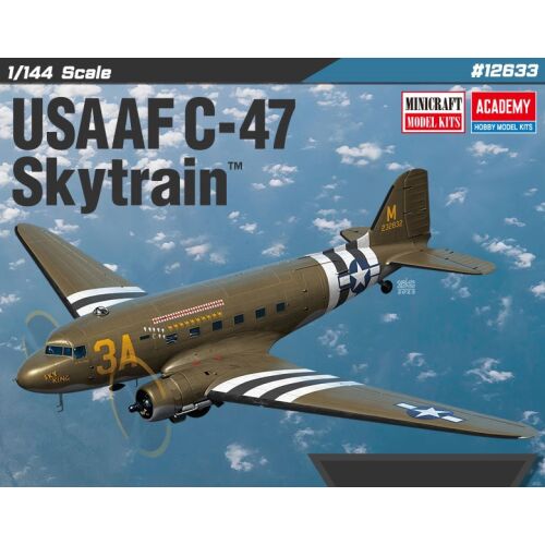 Academy USAAF C-47 Skytrain 1:144 makett készlet borító - Modell és makett
