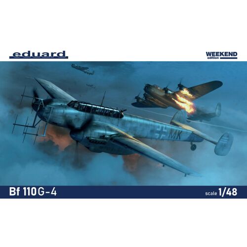 Eduard Bf 110G-4 1/48 Weekend edition makett készlet borító - Modell és makett