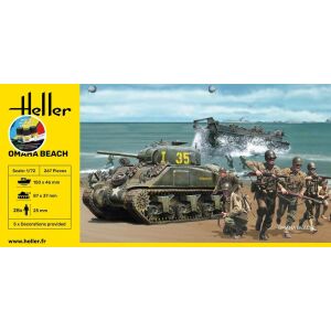 Heller Omaha Beach 1:72 méretarányú makett készlet doboz eleje - Heller
