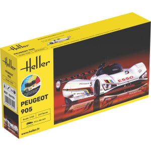 Heller Peugeot 905 1:43 méretarányú modell készlet csomagolása - Heller