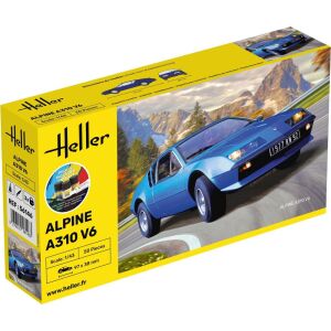Heller Alpine A310 V6 1:43 Méretarányú Modell Készlet - Doboz - Heller