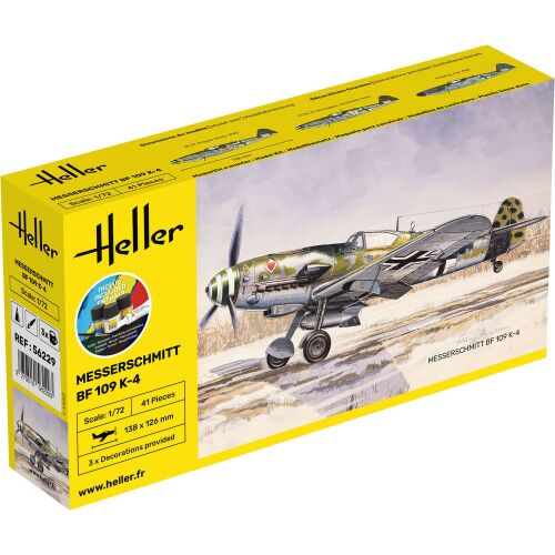 Heller STARTER KIT Messerschmitt Bf 109 K-4 1:72 (56229) 125930403