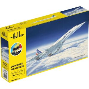 Heller Concorde Air France 1:125 méretarányú modellkészlet csomagolása - Heller