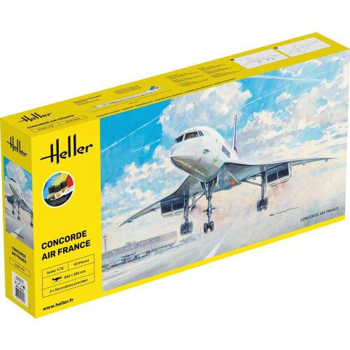 Heller Concorde Air France 1:72 méretarányú modell készlet doboz - Heller