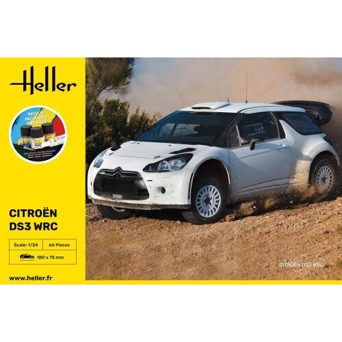 Heller Citroen DS3 WRC 1:24 méretarányú modellkészlet