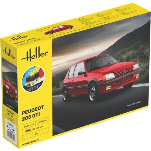 Heller STARTER KIT Peugeot 205 GTI 1:24 (58705) 125931387 - Heller