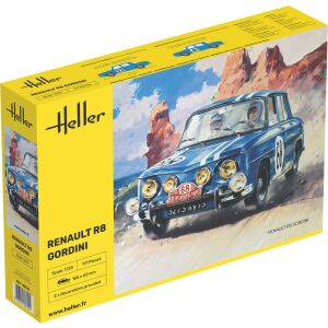 Heller Renault R8 Gordini 1:24 Méretarányú Modell Készlet Csomagolása - Heller