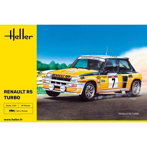 Heller Renault R5 Turbo 1:24 méretarányú modellkészlet