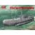 ICMS.006 U-boat Type XXVIB Seehund II. világháborús német törpe tengeralattjáró, 1:72 méretarányú modellkészlet dobozának grafikája, amely a kész modellt mutatja a víz alatt