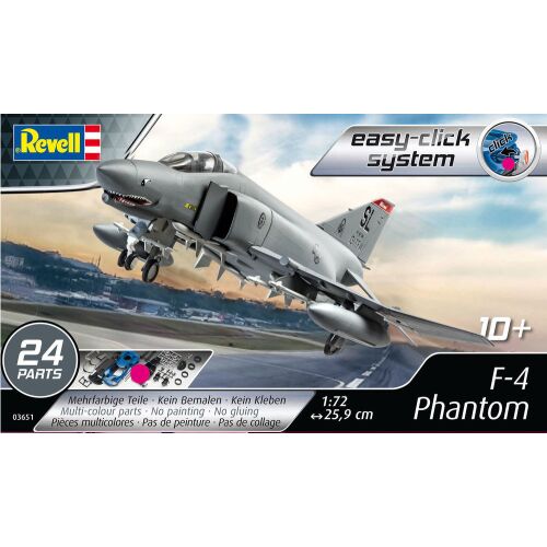 Revell F-4 Phantom 1:72 méretarányú repülő makett felnőtteknek és gyerekeknek