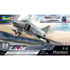 Revell F-4 Phantom 1:72 Model samolotu do składania dla dorosłych i dzieci - Revell Model, makieta