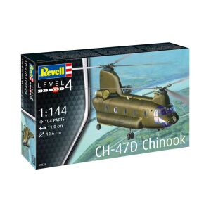 Revell CH-47D Chinook 1:144 model do składania, zbuduj swój własny helikopter - Revell Model, makieta