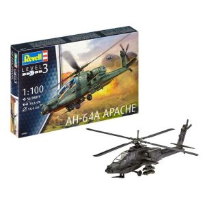 Zestaw modelarski Revell AH-64A Apache 1:100 z złożonym modelem - Revell Model, makieta