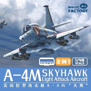 Magic Factory A-4M Skyhawk 1:48 méretarányú repülőgép modell készlet borítóképe - Modell, makett