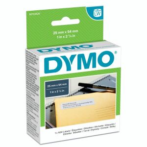 Pudełko z etykietami DYMO 11352 LabelWriter, 25x54mm, 500 etykiet - Znacznik etykiety