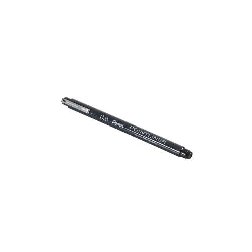 Pointliner Nadelfilz 0,8mm, s20p-8a pentel schwarz 46112334
