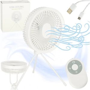 Mini asztali ventilátor fehér