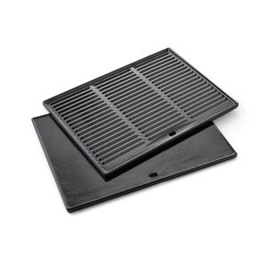 Plită grătar Barbecook Dynamic Core din fontă, 43x35cm, suprafață reversibilă pentru grătar și prăjit - Grătar de grădină, unelte de gătit